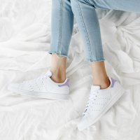 adidas阿迪达斯三叶草史密斯女鞋STANSMITH经典镭射尾板鞋-CP9716