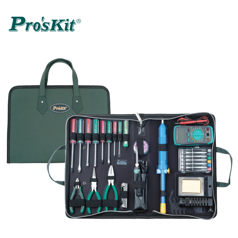 宝工ProsKit 1PK-616B-1 高级电子维修工具组(25件组)高清大图