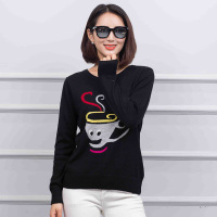 绒运利达特价圆领套头针织衫百搭羊毛衫