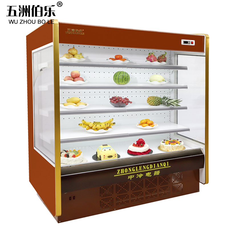 五洲伯乐(WUZHOUBOLE)LFG-3000风幕柜 3米风冷水果蔬菜保鲜展示柜 冷藏柜立式冷柜 饮料点菜柜 机械控温