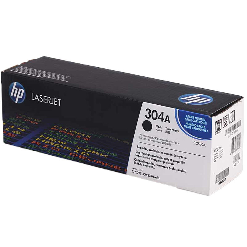 惠普 CC530A 打印机墨粉硒鼓 3500页 黑色 (适用 Color LaserJet CP2025/2025n)支