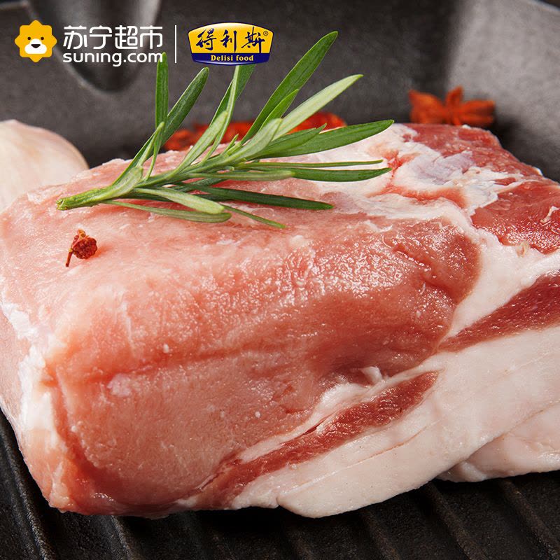 得利斯 欧得莱黑山猪带膘去骨后肘500g图片