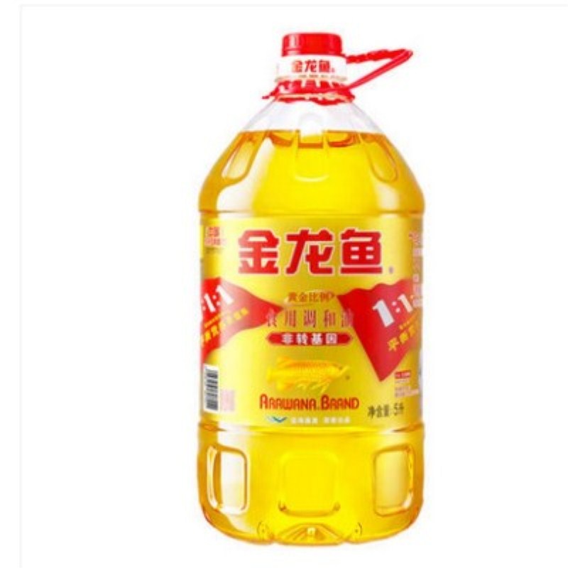 金龙鱼 黄金比例非转基因调和油 5L(40瓶起送)