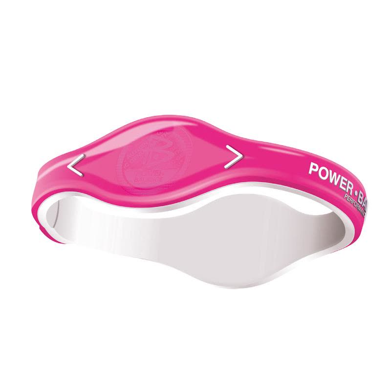 POWER BALANCE 霸能 高浓度负离子防手机电脑辐射 能量平衡手环 硅胶手环粉色XS160图片