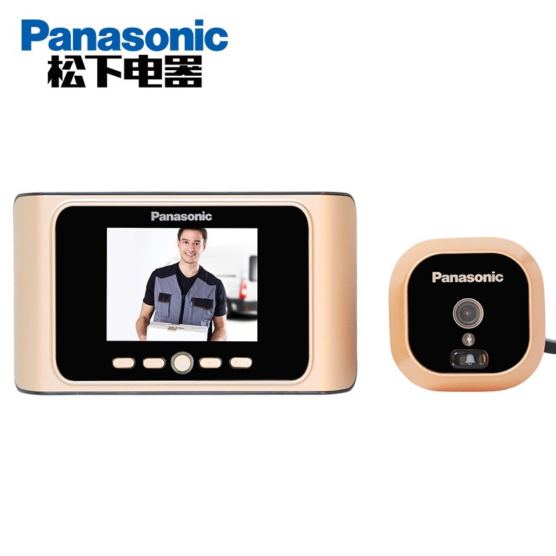 松下(Panasonic)电子猫眼可视门铃摄像头 门镜智能可视猫眼家用高清