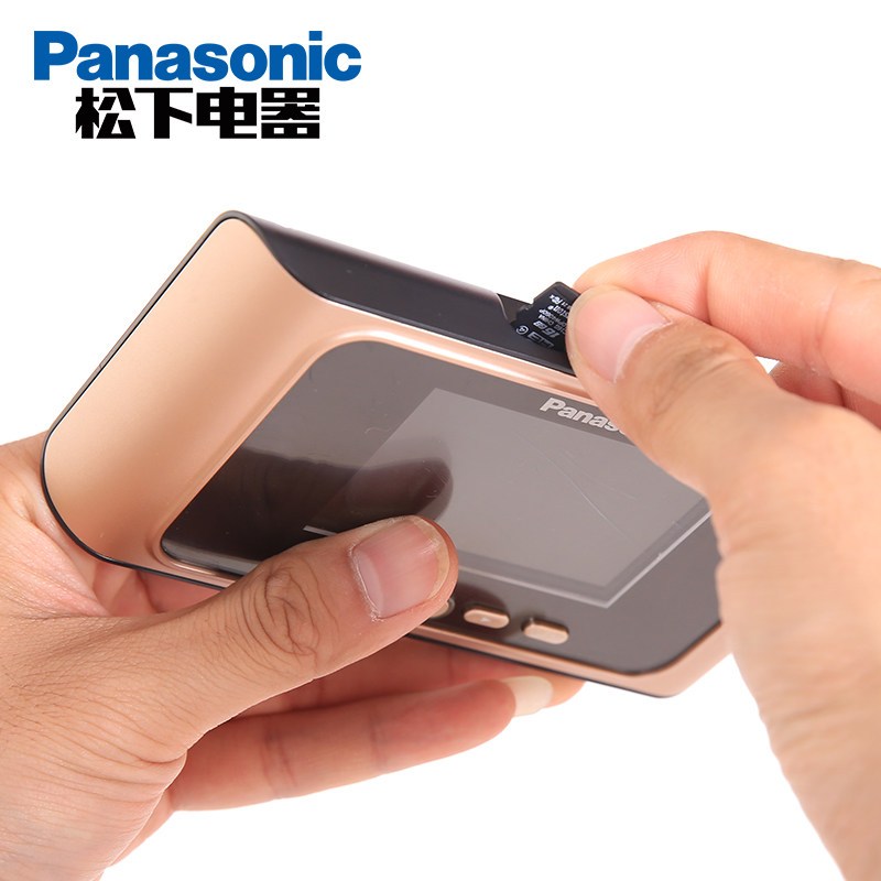 松下(Panasonic)电子猫眼可视门铃摄像头 门镜智能可视猫眼家用高清