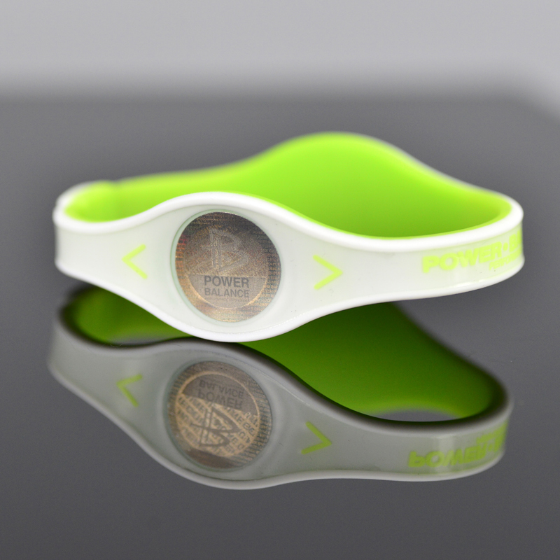 powerbalance霸能篮球手环运动手环负离子手环能量平衡手环硅胶手环白