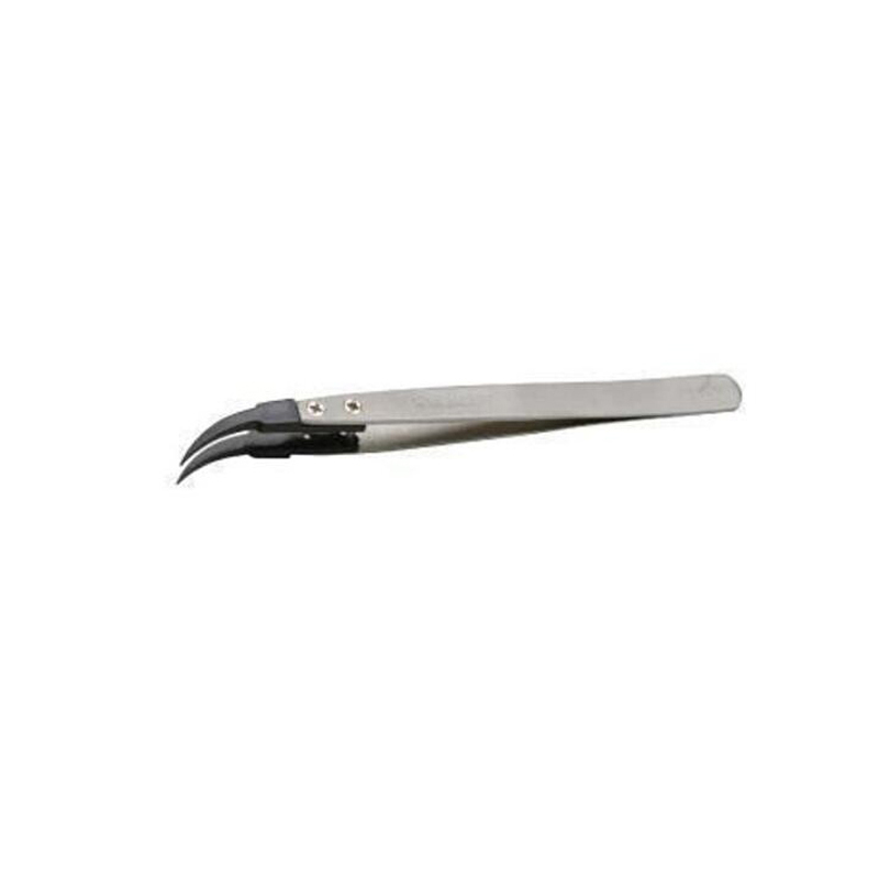 工具库 史丹利Stanley 弯头防静电镊子 94-523-23 130mm 2把/组