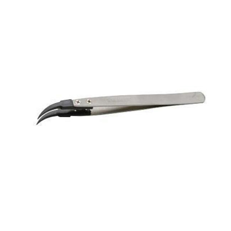 工具库 史丹利Stanley 弯头防静电镊子 94-523-23 130mm 2把/组