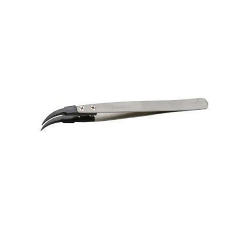 工具库 史丹利Stanley 弯头防静电镊子 94-523-23 130mm 2把/组