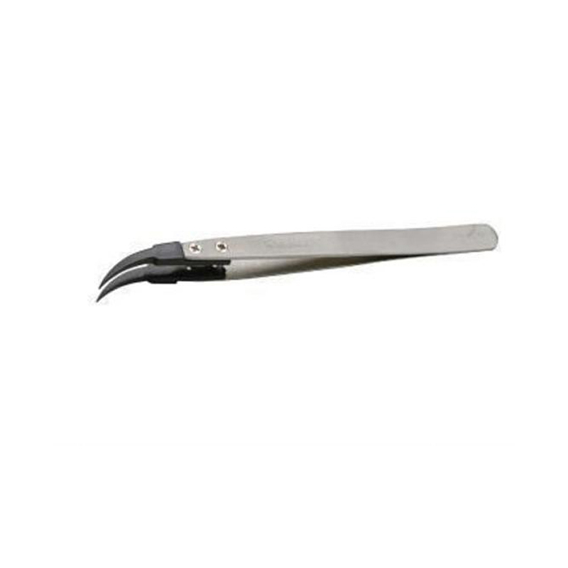 工具库 史丹利Stanley 弯头防静电镊子 94-523-23 130mm 2把/组