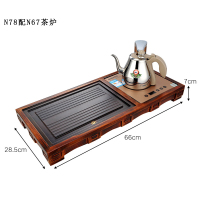 新功(SEKO) 樟木 茶盘 自动上水 玻璃泡茶炉 套装 N78(套)