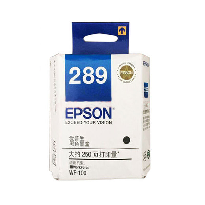 爱普生（EPSON） T289黑色打印机墨盒 适用WF-100打印机 黑色