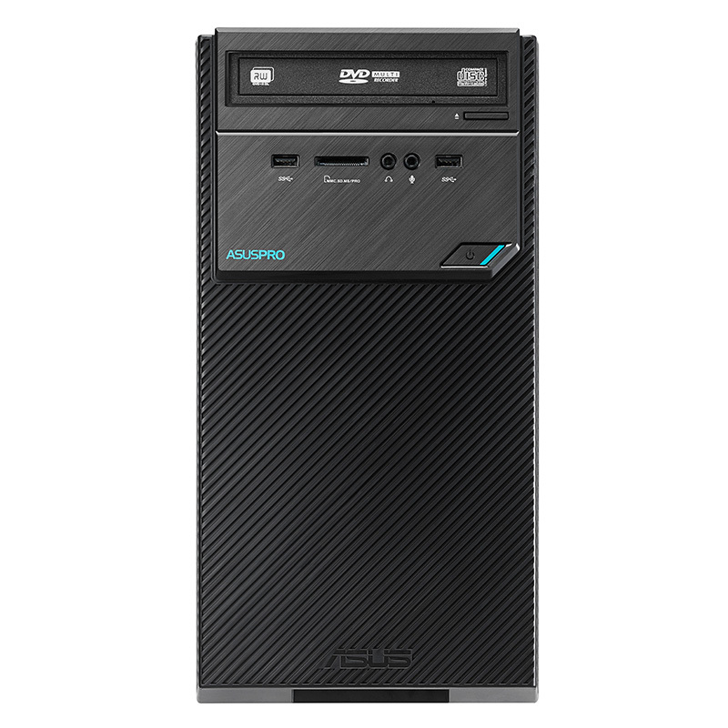 华硕(ASUS) D320MT商用台式电脑整机 23.8英寸显示器(i5-6500 8G 1T GT720 2G独 黑)