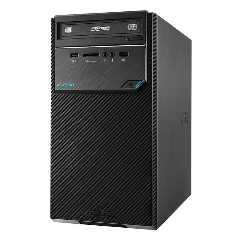 华硕(ASUS) D320MT商用台式电脑整机 23.8英寸显示器(i5-6500 8G 1T GT720 2G独 黑)