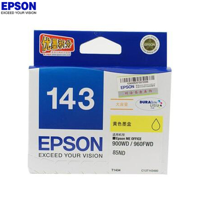 爱普生(EPSON) T1434 黄色墨盒