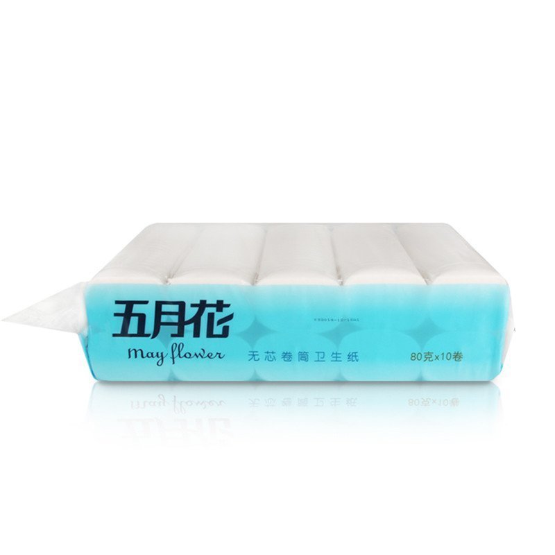 五月花(may flower) 3层80克 10卷/提 无芯卷纸 A116101 (单位:提)