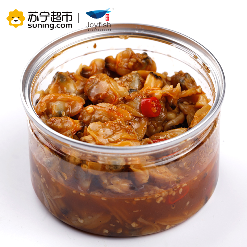 哈鲜(joyfish) 冷冻麻辣蛤肉 150g 罐装