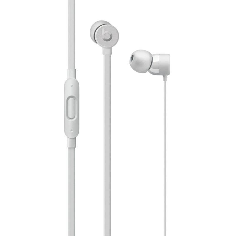 BEATS urBeats3 入耳式耳机 Lightning接口 有线耳机 三键线控 带麦 MR2F2PA/A 哑光银色图片