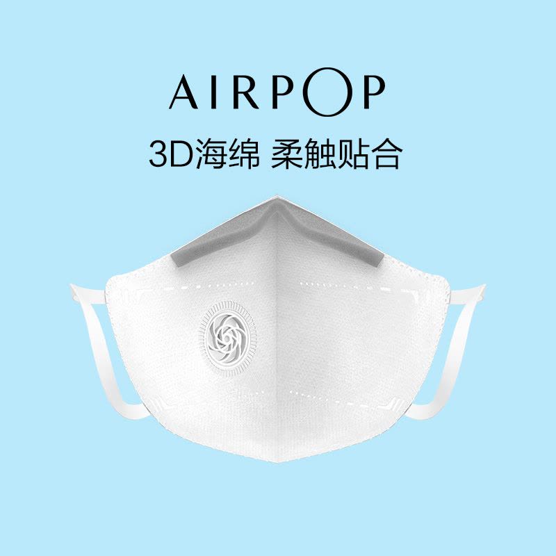 AirPOP 名片防雾霾口罩 可以折叠 98.9%以上防护效果 防霾防飞沫 口罩图片