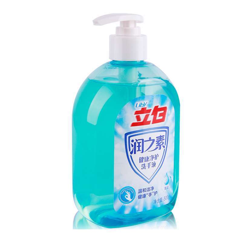 立白 润之素 健康净护 海盐洗手液 500g X 4 瓶(单位:瓶)