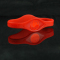 Power Balance霸能能量手环篮球手环 运动手环平衡手环男女情侣手环中国红手环纯色红底红贴XS160