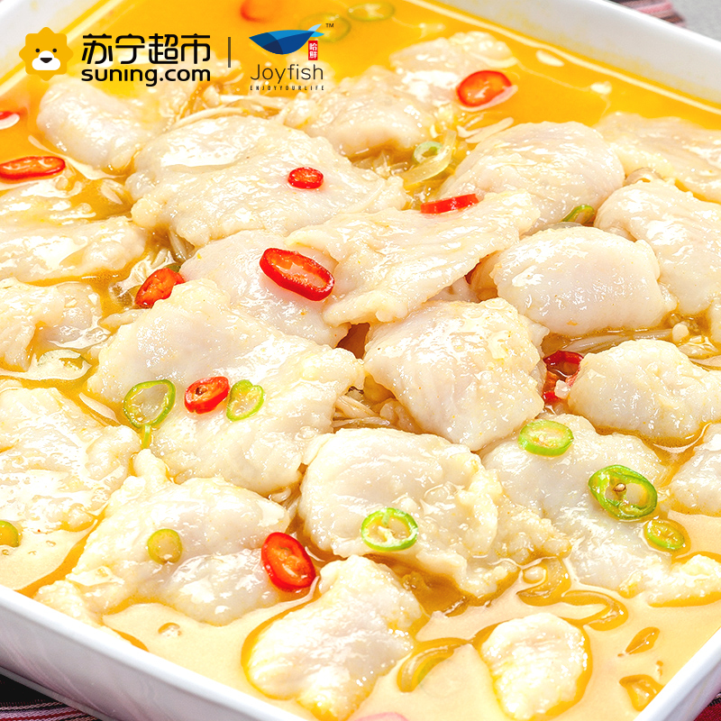 哈鲜(joyfish) 冷冻黄酸汤巴沙鱼半成品方便菜 400g 袋装