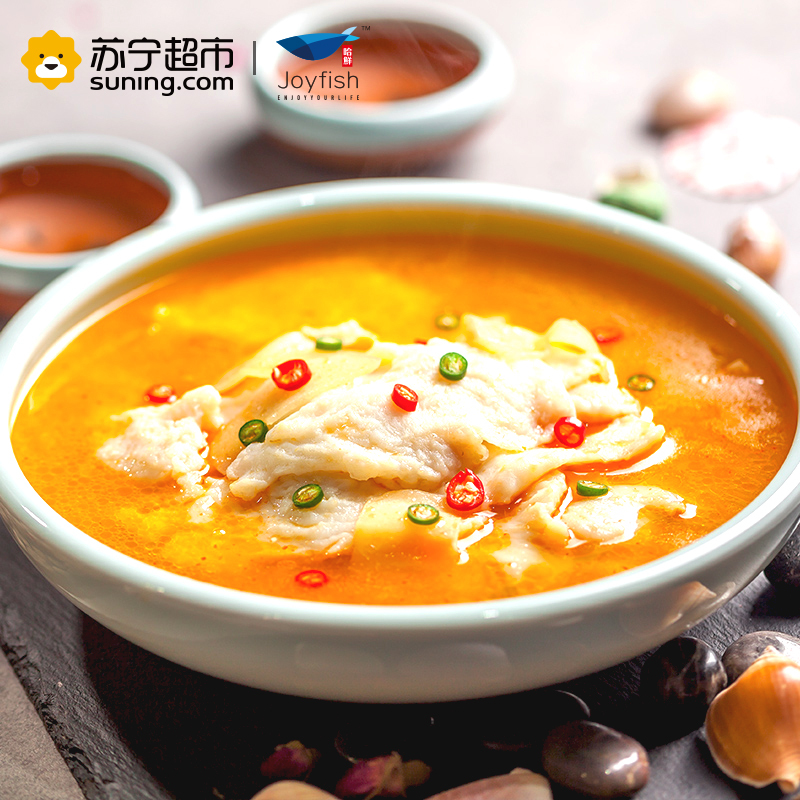 哈鲜(joyfish) 冷冻黄酸汤巴沙鱼半成品方便菜 400g 袋装