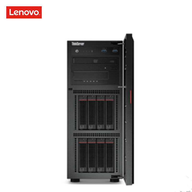 联想(Lenovo)ThinkServer TS560服务器 1*E3-1220v6 8G 2*1T 450W DVD