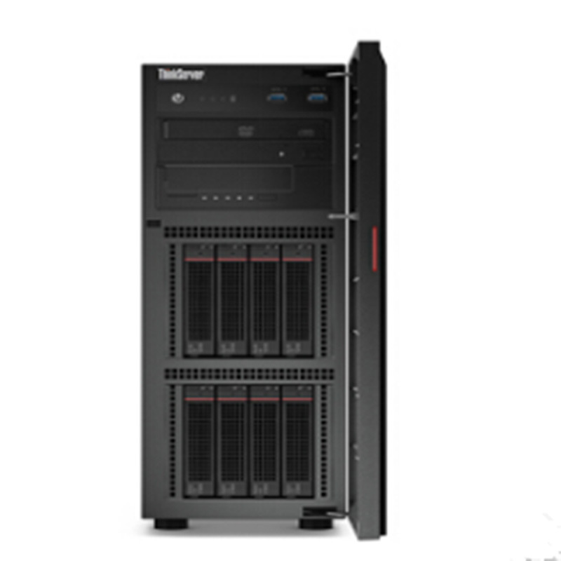 联想(Lenovo)ThinkServer TS560服务器 1*E3-1220v6 8G 2*1T 450W DVD