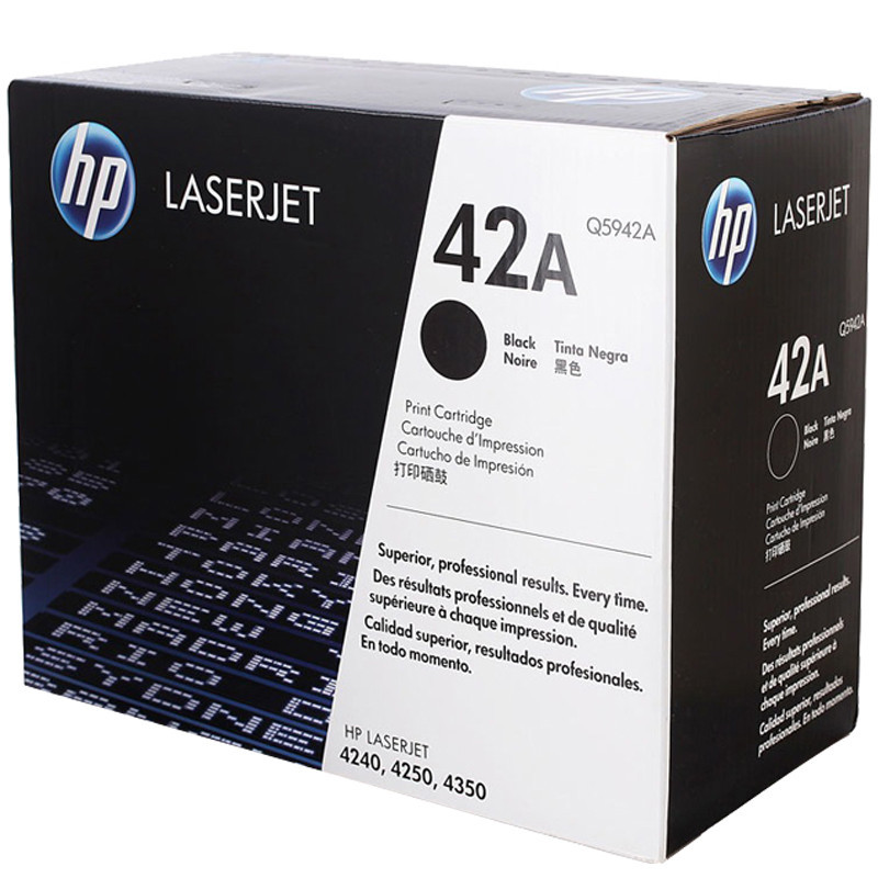 惠普(HP) Q5942A(42A) 黑色硒鼓黑色(硒鼓/粉盒) (适用4240、4250、4350系列 )