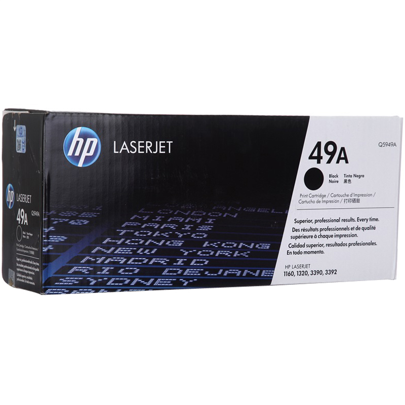 惠普（HP）Q5949A（49A）黑色硒鼓 (适用 HP LaserJet 1160 3390 1320 3392)高清大图