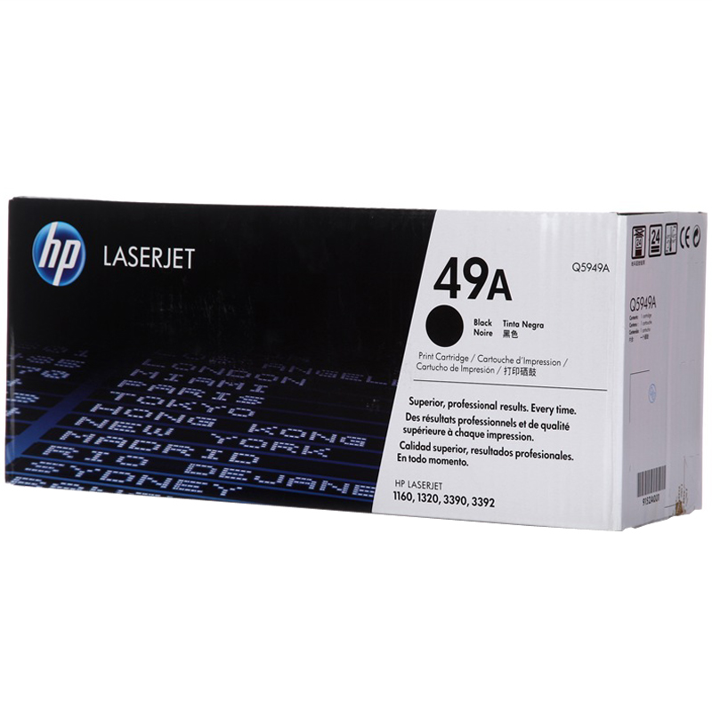 惠普（HP）Q5949A（49A）黑色硒鼓 (适用 HP LaserJet 1160 3390 1320 3392)高清大图