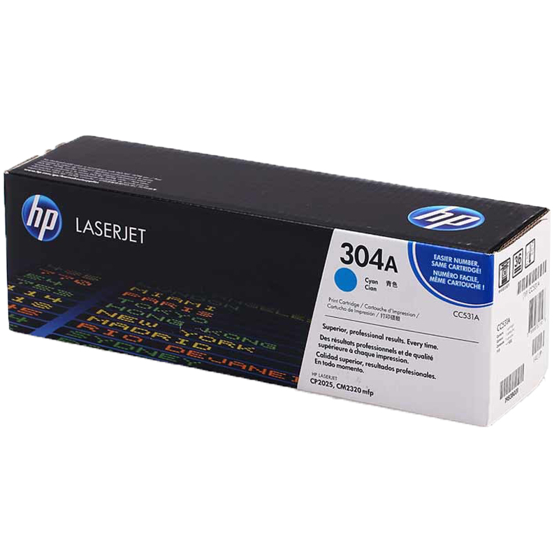 惠普（HP）CC531A（304A）彩色 青色硒鼓(硒鼓/粉盒)（ 适用惠普LaserJet CP2025 2320