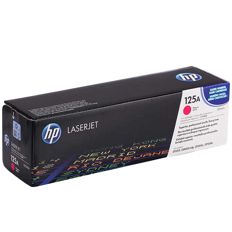 惠普（HP） CB543A（125A） 彩色硒鼓(硒鼓/粉盒)品红色硒鼓 （适用CP1215 1515n ）高清大图