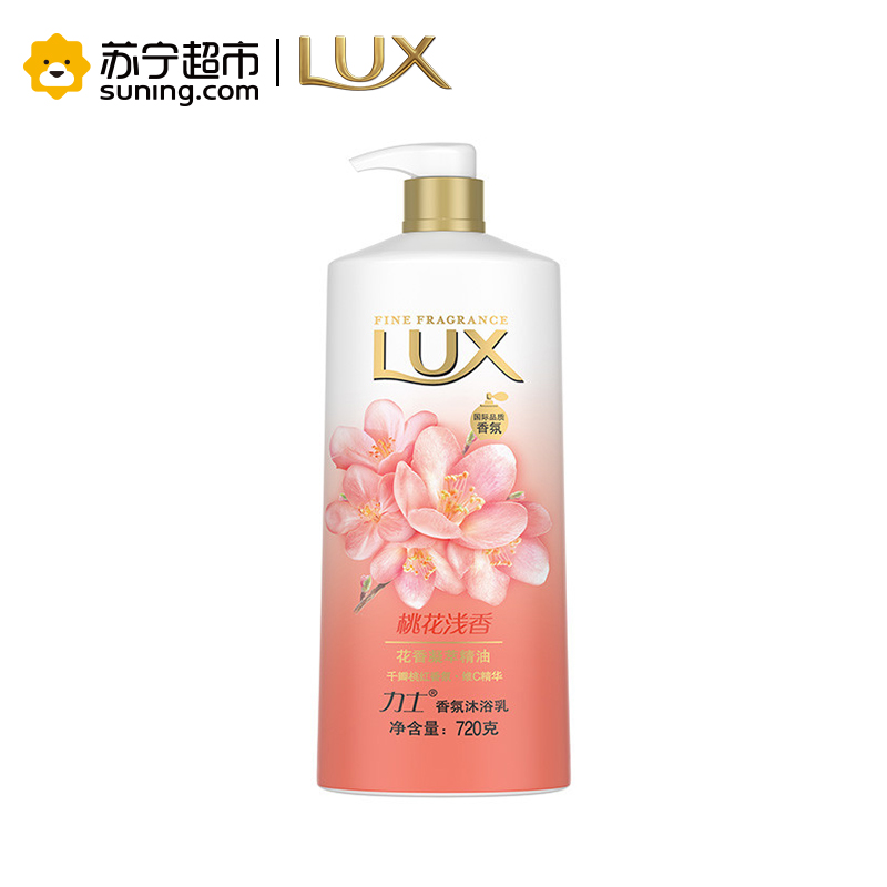 力士(LUX) 香氛洗发乳桃花沁香750g春日桃花 +精油沐浴乳桃花浅香720g成人洗护套装 深层清洁;柔顺联合利华]