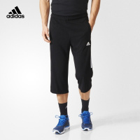 adidas阿迪达斯运动型格男子针织中裤-AK2195