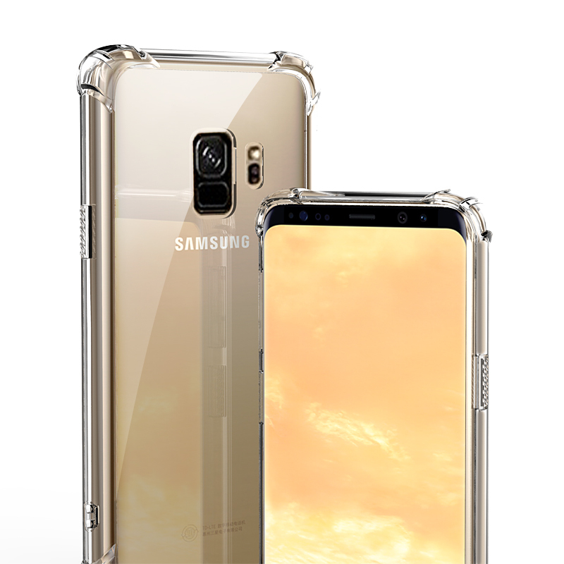 ESCASE 三星GALAXY S9手机壳 全包防摔保护壳 软壳保护套TPU+PC抗摔抗黄变 德国进口拜耳TPU 高透