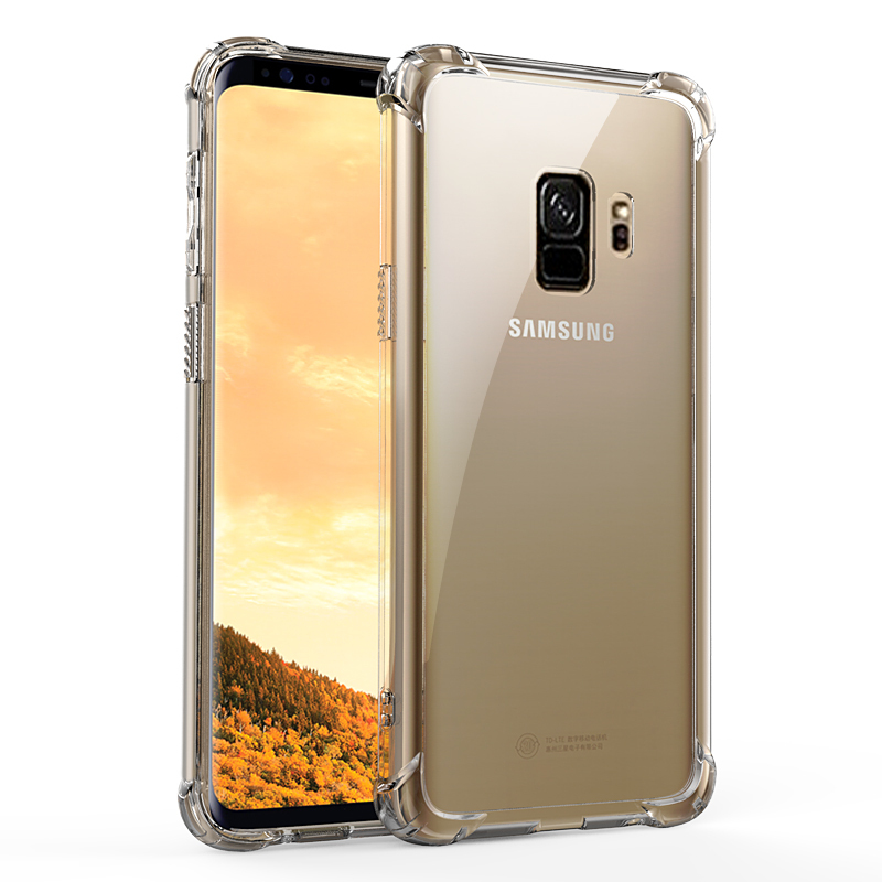 ESCASE 三星GALAXY S9手机壳 全包防摔保护壳 软壳保护套TPU+PC抗摔抗黄变 德国进口拜耳TPU 高透
