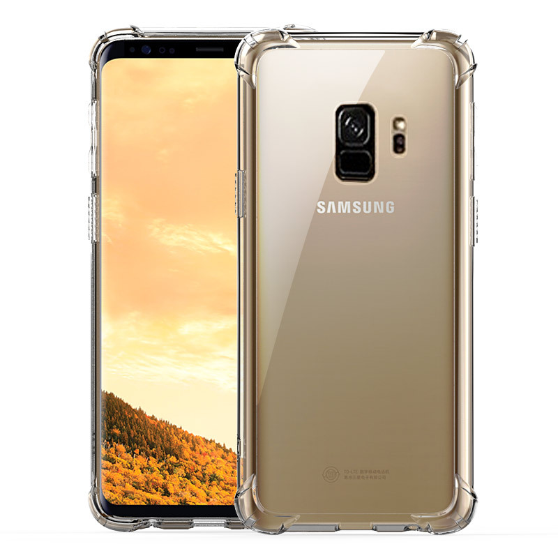 ESCASE 三星GALAXY S9手机壳 全包防摔保护壳 软壳保护套TPU+PC抗摔抗黄变 德国进口拜耳TPU 高透