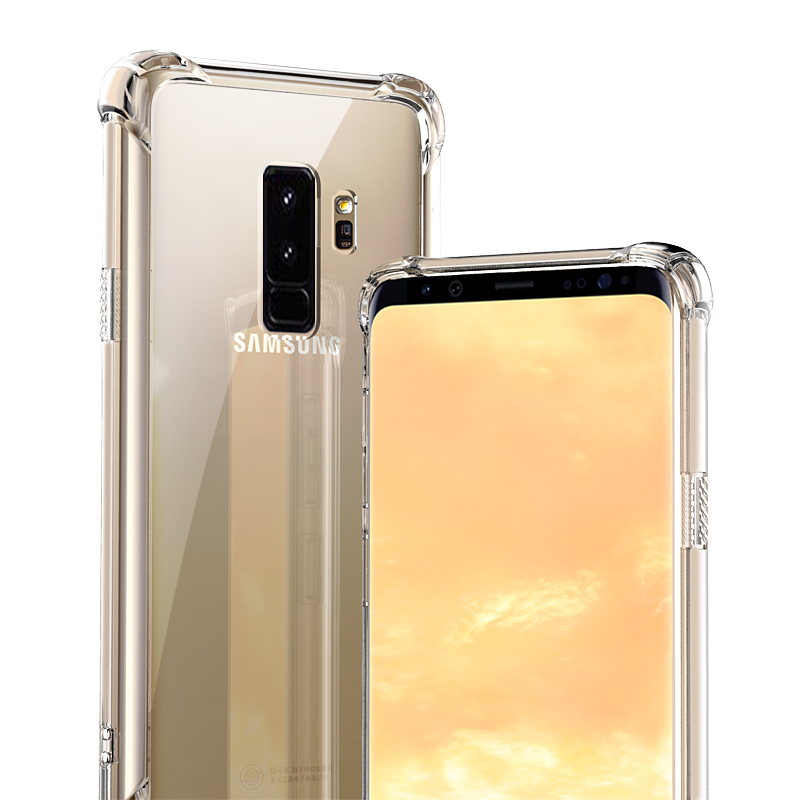 ESCASE 三星GalaxyS9Plus手机壳 全包防摔保护壳 软壳保护套TPU+PC抗摔耐黄变 德国进口拜耳 高透高清大图