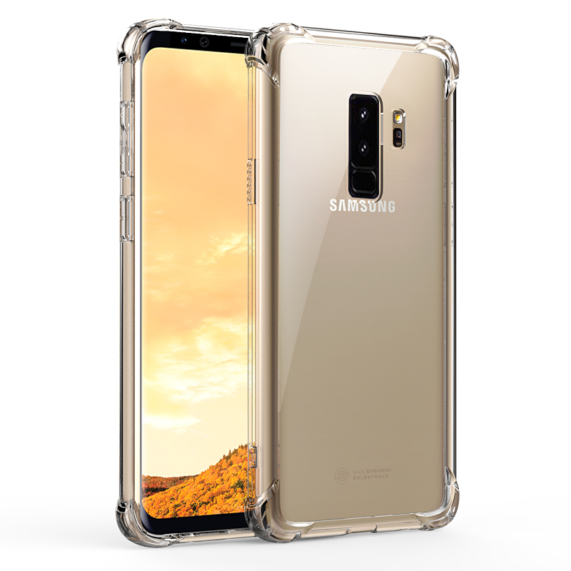 ESCASE 三星GalaxyS9Plus手机壳 全包防摔保护壳 软壳保护套TPU+PC抗摔耐黄变 德国进口拜耳 高透高清大图