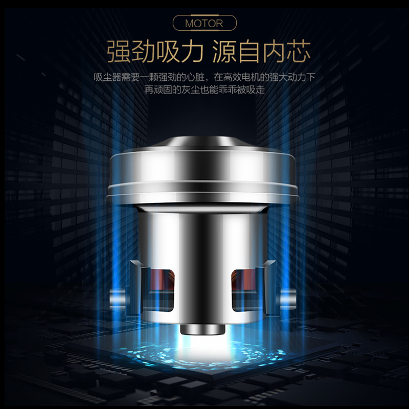 海尔(Haier)卧式吸尘器ZW1003G 银色 家用强力除螨 大功率迷你手持式 小型卧式吸尘器高清大图