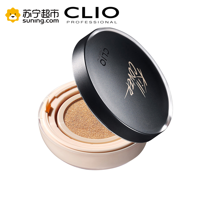 CLIO 珂莱欧 无瑕水润气垫粉底 妆前乳版套装 4#自然肤色(含气垫粉底bb霜15g+替换装20g+妆前乳20ml)