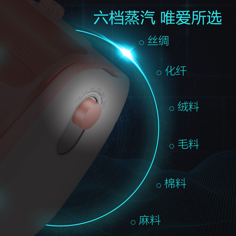 海尔(Haier)挂烫机 HY-GS2306FG 大功率双杆大蒸汽 家用小型 挂式铝材质电熨斗 2.4升水箱防干烧熨烫机