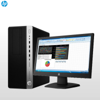 惠普(HP) 680 G3 台式主机 (I5-6500 8G 128G+500G)+21.5寸显示器