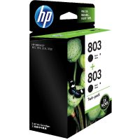 惠普(HP)X4E77AA 803双黑原装墨盒套装 ( 适用于1112/2132/1111/2131)