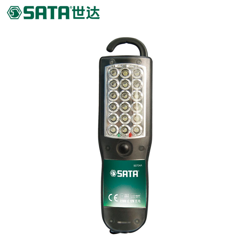 世达18LED充电式防水手电筒SA90705A