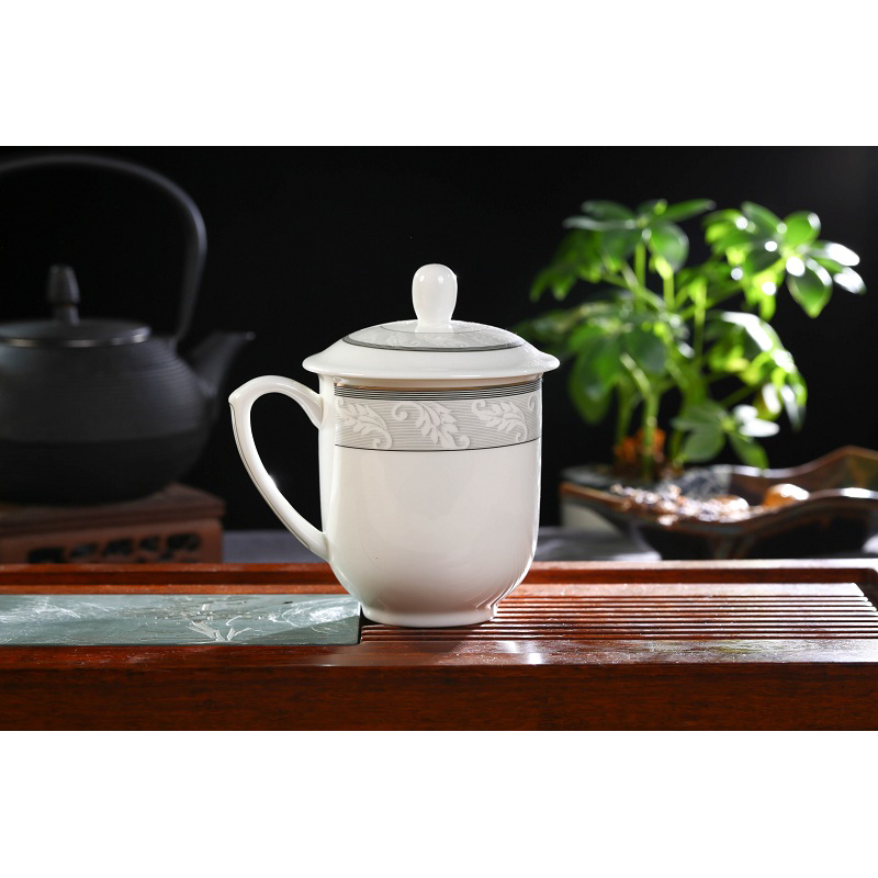 鹏博陶瓷 茶杯 会议杯 杯-金香叶单杯(个)