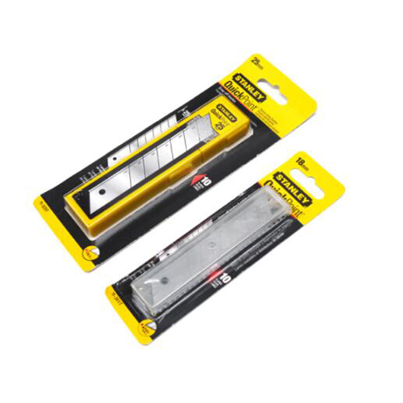 工具库 史丹利Stanley 美工刀 QuickPoint美工刀刀片(x10) 11-301T-11C 18mm 10盒